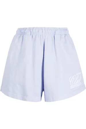 Sporty & Rich Short en coton à logo imprimé