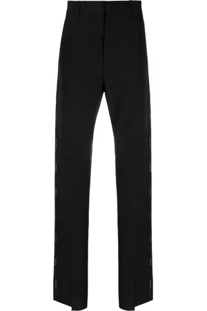 Givenchy Pantalon de costume à bande logo