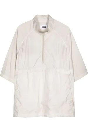Izzue Chemise zippée à logo appliqué