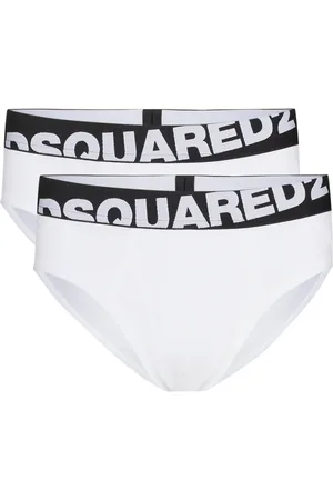 Dsquared2 Lot de deux slips à bande logo