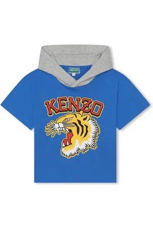 Kenzo T-shirt en coton à logo imprimé