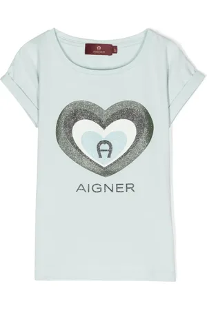 Aigner T-shirt en coton à logo imprimé