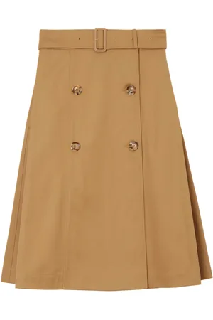Burberry Jupe évasée à taille ceinturée