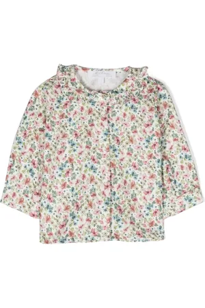 Mariella Ferrari Blouse en coton à fleurs