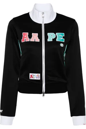 A Bathing Ape Veste zippée à logo imprimé
