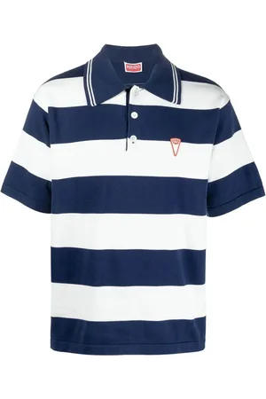 Kenzo Polo rayé à logo brodé