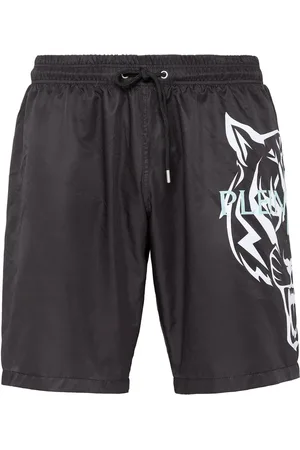 Philipp Plein Short de bain à imprimé tigre