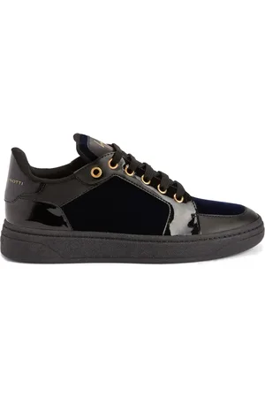 Giuseppe Zanotti Baskets GZ94 en cuir à fini verni