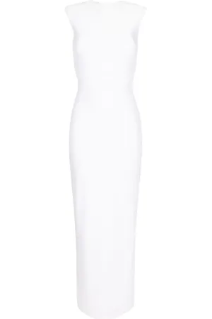Lethicia Bronstein Robe mi-longue Gracie à col v au dos