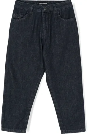 Emporio Armani Jean à plaque logo