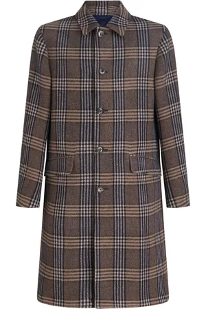 Etro Manteau à carreaux