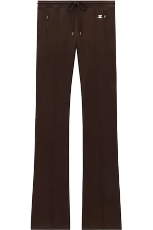 Courrèges Pantalon de jogging à logo brodé