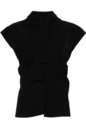 P.A.R.O.S.H. Blouse à ourlet asymétrique