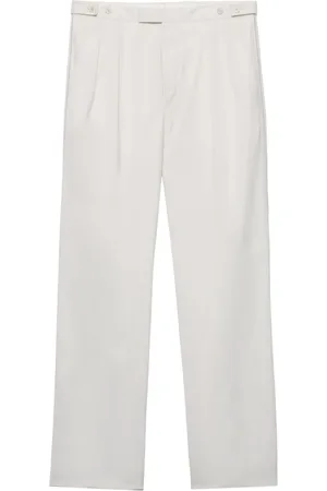Prada Pantalon en coton à coupe ample