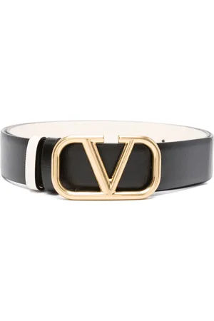 VALENTINO GARAVANI Ceinture réversible en cuir à détail Vlogo