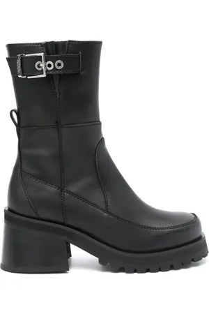 Ganni Bottines en cuir artificiel 70 mm