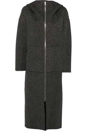 GOEN.J Manteau zippé à capuche