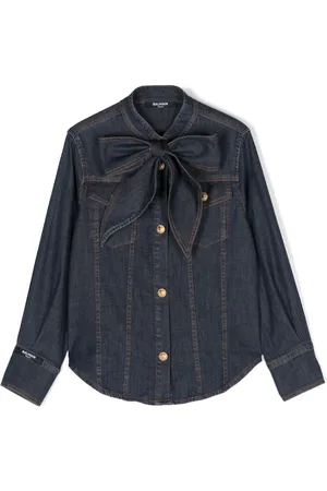Balmain Chemise à boutons embossés