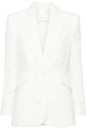 ZIMMERMANN Blazer Natura à détail de dentelle