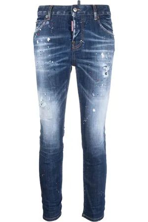 Dsquared2 Jean skinny à effet délavé