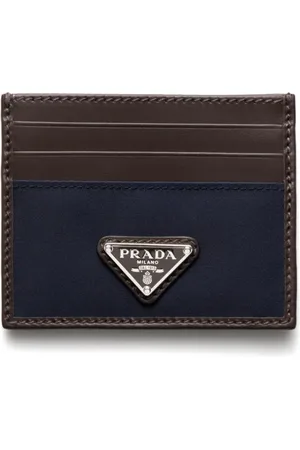 Prada Portefeuille à logo triangulaire