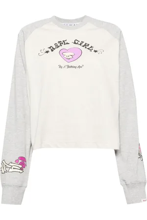 A Bathing Ape T-shirt à logo Moonface
