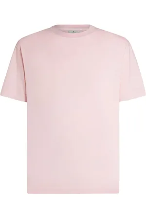 Etro T-shirt en coton à logo brodé