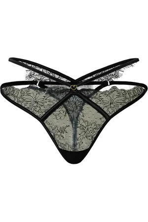 Twin-Set String à superposition en dentelle