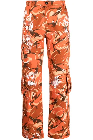 MARTINE ROSE Pantalon cargo à imprimé camouflage