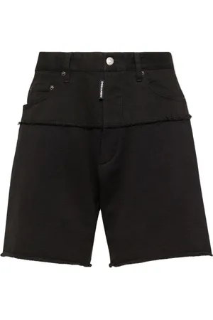 Dsquared2 Short en jean à bords passepoilés