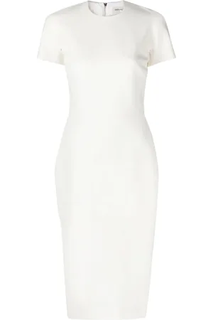 Victoria Beckham Robe mi-longue à encolure ronde