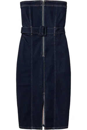 Twin-Set Robe-bustier en jean