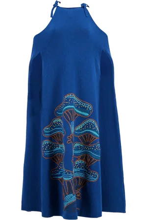 Paula Robe en maille à logo brodé
