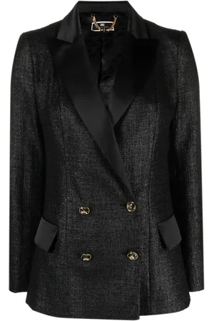 Elisabetta Franchi Blazer à boutonnière croisée