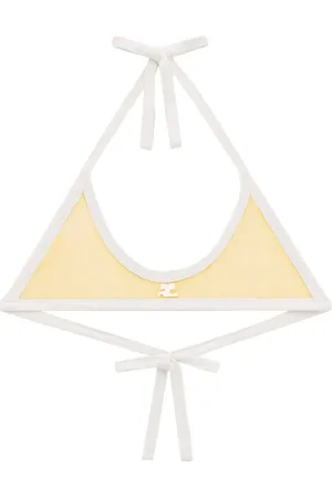 Courrèges Brassière à bords contrastants