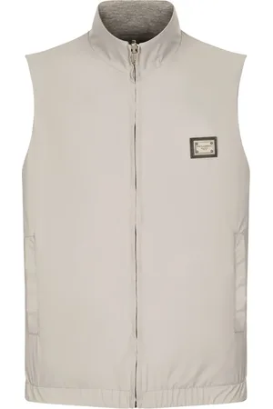 Dolce & Gabbana Gilet réversible à plaque logo