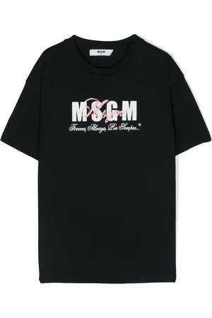 Msgm T-shirt en coton à logo imprimé