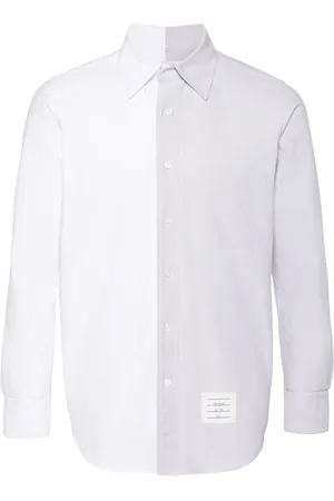 Thom Browne Chemise en coton à design colour block