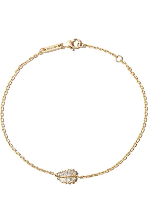 Anita Bracelet Palm Leaf en 18ct orné de diamants