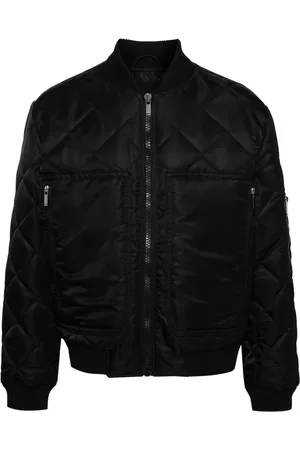 Roberto Cavalli Veste bomber à logo brodé