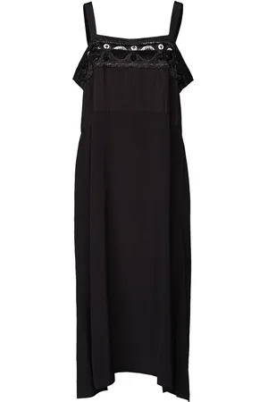 Maison Margiela Robe mi-longue à broderies
