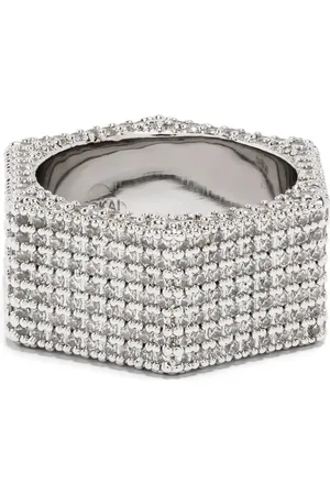 DARKAI Bague Bolt Pavé