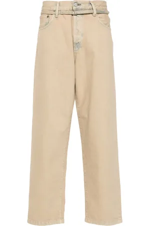 Acne Studios Jean droit à taille ceinturée