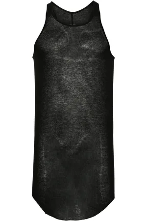 Rick Owens Débardeur Basic en maille fine nervurée