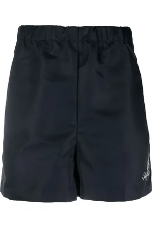 Sporty & Rich Short de bain à logo imprimé