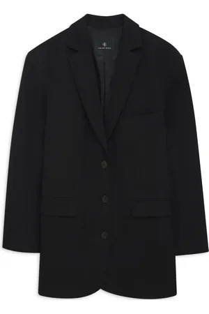 ANINE BING Robe Quinn en laine à revers