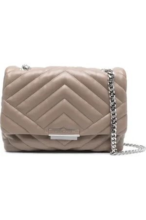 Armani Exchange Sac porté épaule matelassé à plaque logo