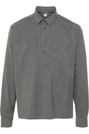C.P. Company Chemise à logo brodé