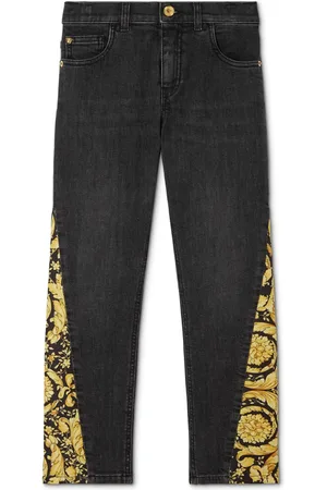 VERSACE Jean à imprimé Barocco