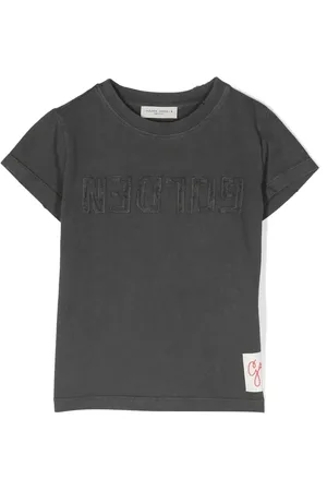 Golden Goose T-shirt en coton à logo appliqué
